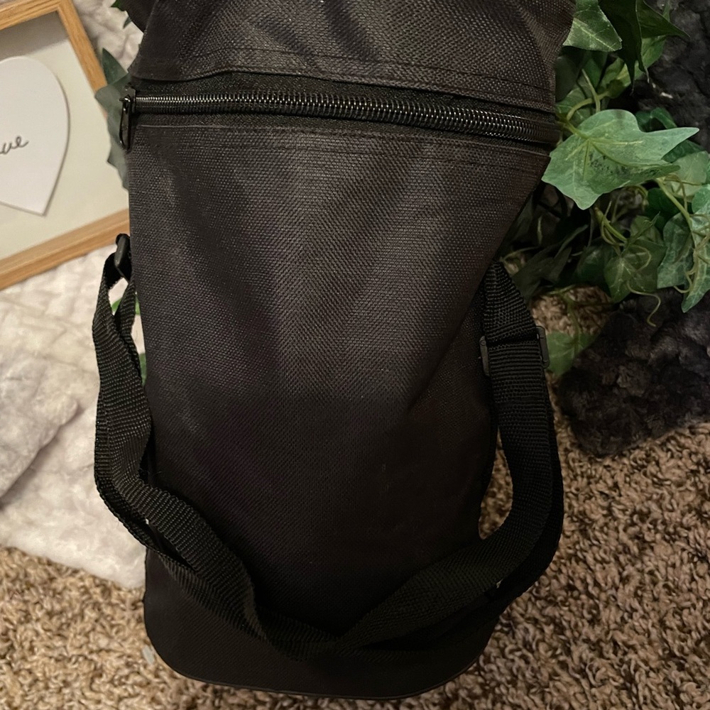 Clear Pet Food durable canvas Storage Bin with zip Lid adj strap for easy carry